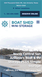 Mobile Screenshot of boatshed-ministorage.com